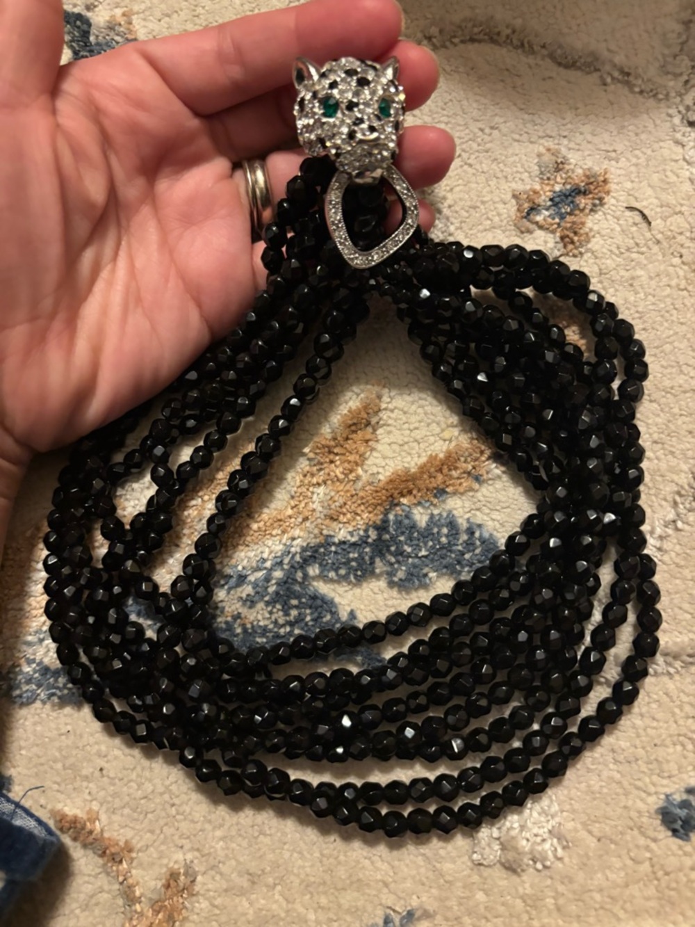 Kenneth Jay Lane (KJL) for Avon, Panther necklace (Duchess of Windsor Collection